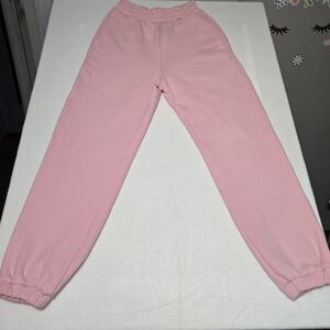 Womens Pastel Pink Comfrt Sweatpants